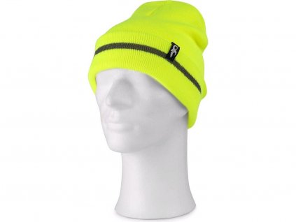 Zimní reflexní čepice KEADY (Velikost uni, Barva fluorescenční žlutá)