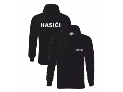 Černá pánská mikina pro hasiče