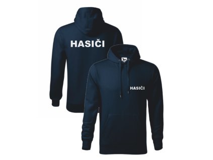 Tmavě modrá pánská mikina pro hasiče