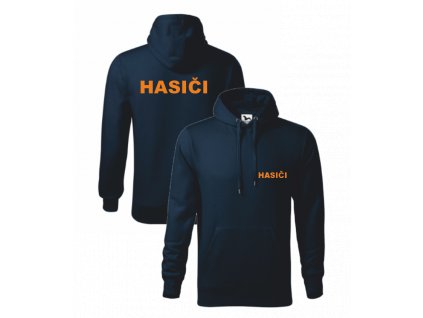 Tmavě modrá pánská mikina pro hasiče