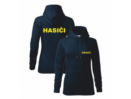 Tmavomodrá dámska mikina pre hasičov