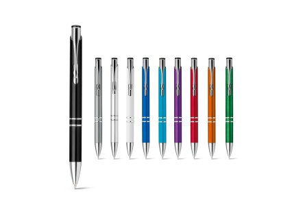 Guľôčkové pero s kovovým klipom BETA PLASTIC