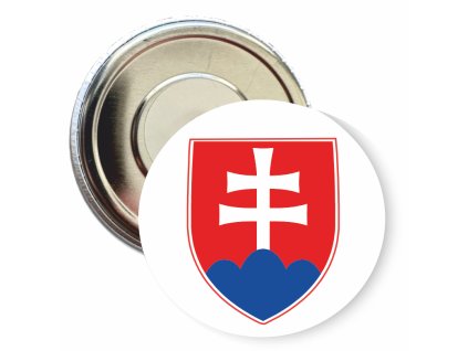 Placka se státním znakem SLOVENSKA 32 mm (Typ buttonu magnet)