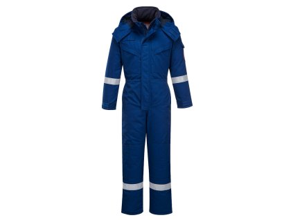 Zateplená kombinéza FR Anti-Static Winter výprodej (Velikost L, Barva královská modrá)