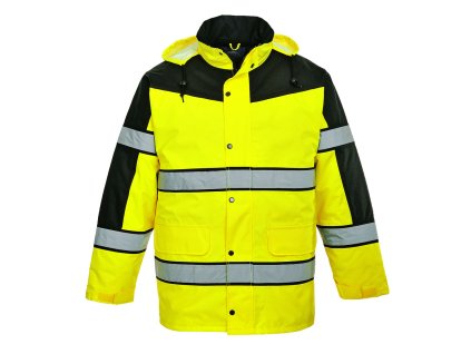 Dvoubarevná zimní bunda Hi-Vis Classic výprodej (Velikost 3XL, Barva žlutá)