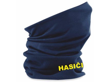 Zateplený nákrčník s výšivkou Hasiči