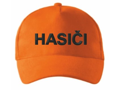 Dětská čepice pro hasiče s výšivkou (Barva černá)