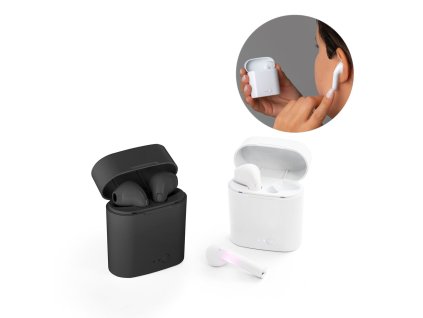 Bezdrátová sluchátka ABS True Wireless s mikrofonem KLEBS