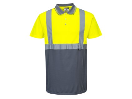 Polokošile Two-Tone (Barva oranžová-námořní modrá, Velikost 4XL)