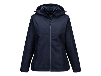 tmave modra dámska bunda do deste predek