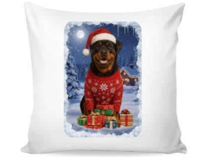 132438 polstar s motivem vanoce rotvajler