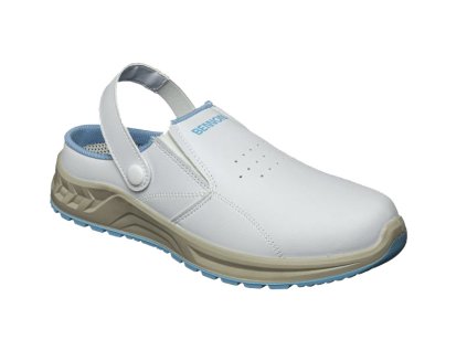 Bílé pracovní nazouváky OB Slipper