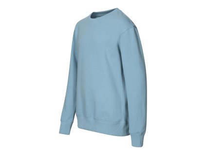 Dětská mikina Crew bez kapuce nebesky modrá