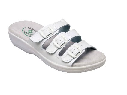 Dámské zdravotní pantofle SANTÉ SI/03D3 (Velikost 36, Barva bílá)