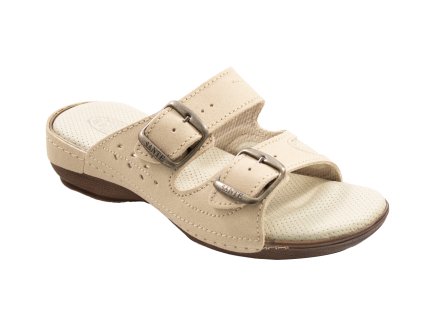 Dámský béžový pantofel SANTÉ N/124/3H (Velikost 36)