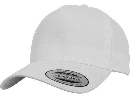 5panelová snapback kšiltovka Flexfit 7707 bílá
