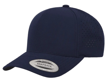 5panelová snapback kšiltovka s perforací YP Classics barva námořní modrá