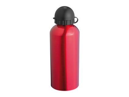Charlotte kovová láhev 600 ml červená