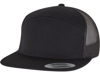 7panelová trucker kšiltovka Flexfit 9294 černá