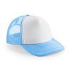 Čepice Vintage Snapback Trucker B645 (Velikost uni, Barva bílá-purpurová)
