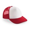Čepice Vintage Snapback Trucker B645 (Velikost uni, Barva bílá-purpurová)