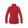 damska fleece mikina cervena zezadu