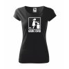 Dámské tričko s GAME OVER (Velikost XS, Barva bílá)