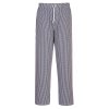 Kuchařské kalhoty Bromley Chefs (Velikost 4XL, Barva černá kostka)