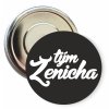 Placka s motivem Tým ženicha 32 mm (Barva bílá, Barva potisku černá, Typ buttonu magnet)