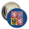 Placka se státním znakem 50 mm (Barva bílá, Typ buttonu magnet)