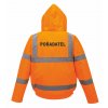Reflexní bunda zimní POŘADATEL (Velikost 4XL, Barva fluorescenční oranžová)