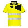 Reflexní polokošile PW2 Hi-Vis S/S (Velikost 4XL, Barva oranžová-černá)