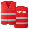 Reflexní vesta s POTISKEM