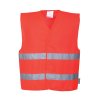 Reflexní vesta s dvěma pruhy (Velikost 4XL/5XL, Barva oranžová)