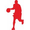 Samolepka BASKETBALISTA (Barva žlutá)