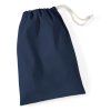 bavlněný pytel stahování šňúrkou tmavě modrý