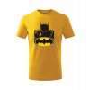 Tričko dětské s BATMANEM (Velikost 158 cm/12 let, Barva bílá)