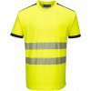 Tričko HiVis PW3 (Velikost 4XL, Barva oranžová-černá)