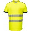 Tričko HiVis PW3 (Velikost 4XL, Barva oranžová-černá)
