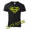 Tričko se SUPERMANEM (Velikost S, Barva potisku neon orange)