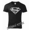 Tričko se SUPERMANEM (Velikost S, Barva potisku neon orange)