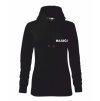 Čierna dámska mikina pre hasičov