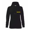 Čierna dámska mikina pre hasičov