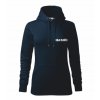 Tmavomodrá dámska mikina pre hasičov