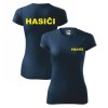 Modré dámske športové tričko pre hasičov