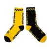 BENNONKY Čierne/žlté ponožky
