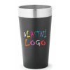 Cestovní hrnek z nerezové oceli GRACE s potiskem (Barva černá)