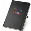 Zápisník A5 TWAIN s vlastním potiskem (Barva černá)