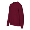 Dětská mikina Crew bez kapuce garnet