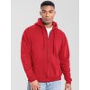 Mikina Iconic Premium Hooded Sweat Jacket červená na modelu